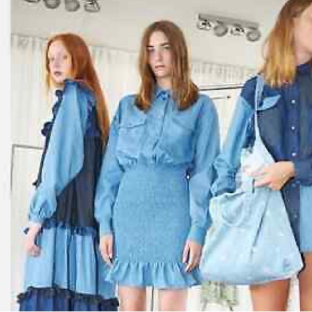 ❤️❤️Anthropology Stella Nova TASHA denim dress